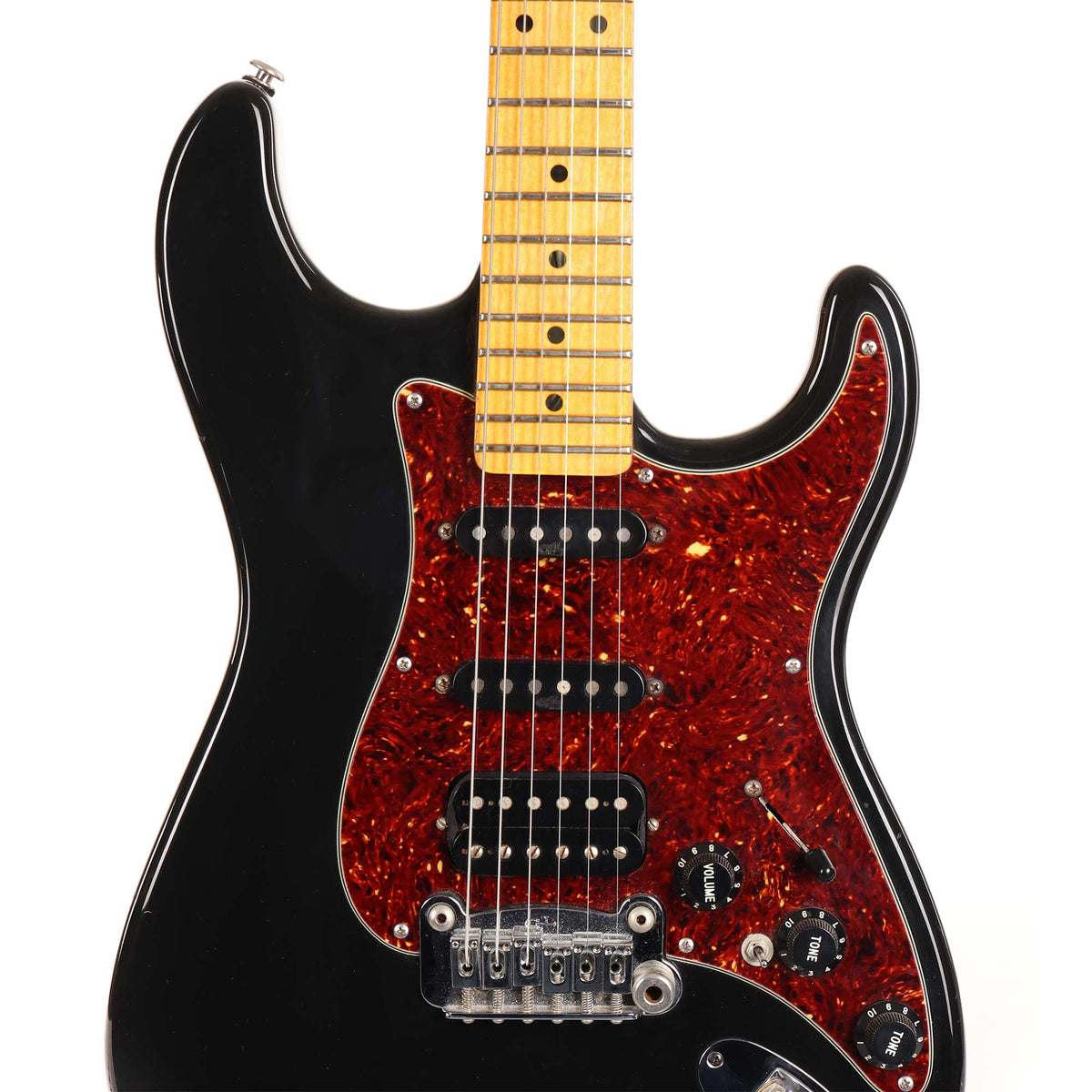 1992 G&L Legacy HSS Maple Fretboard Black — 4