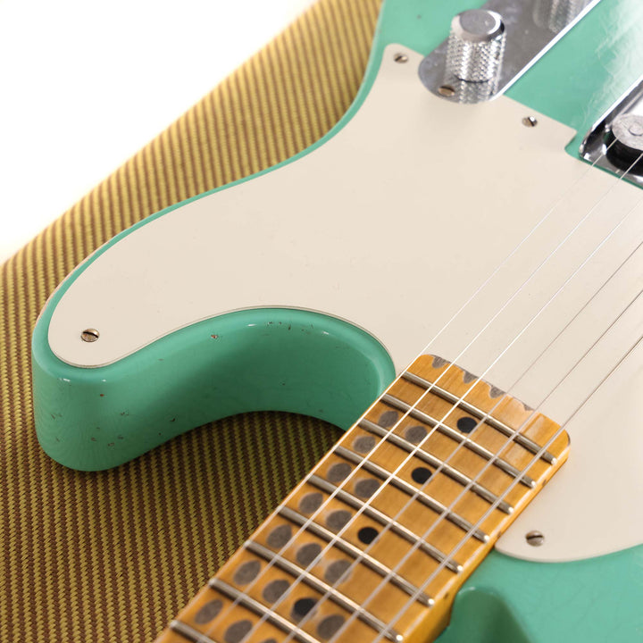 Fender Custom Shop Reverse Esquire Heavy Relic Faded Aged Seafoam Green 2023