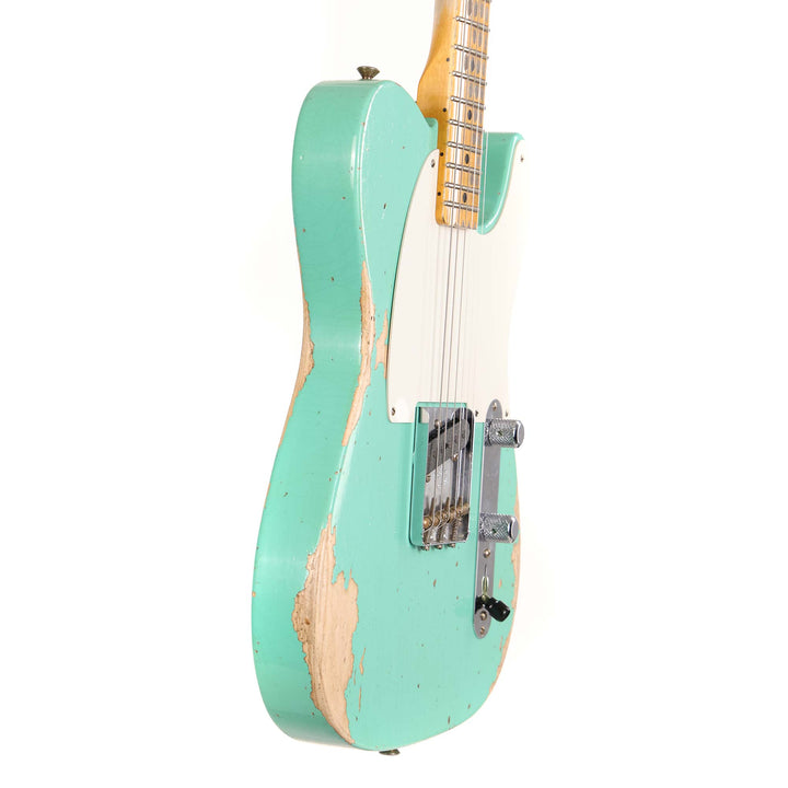 Fender Custom Shop Reverse Esquire Heavy Relic Faded Aged Seafoam Green 2023