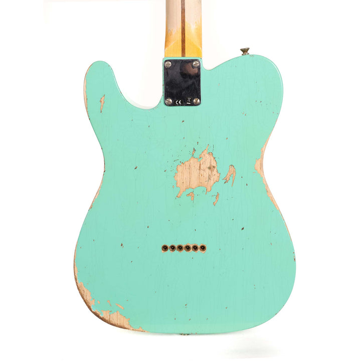 Fender Custom Shop Reverse Esquire Heavy Relic Faded Aged Seafoam Green 2023