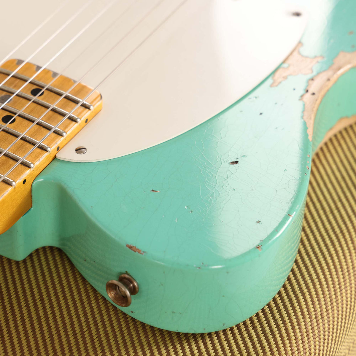Fender Custom Shop Reverse Esquire Heavy Relic Faded Aged Seafoam Green 2023 — 7