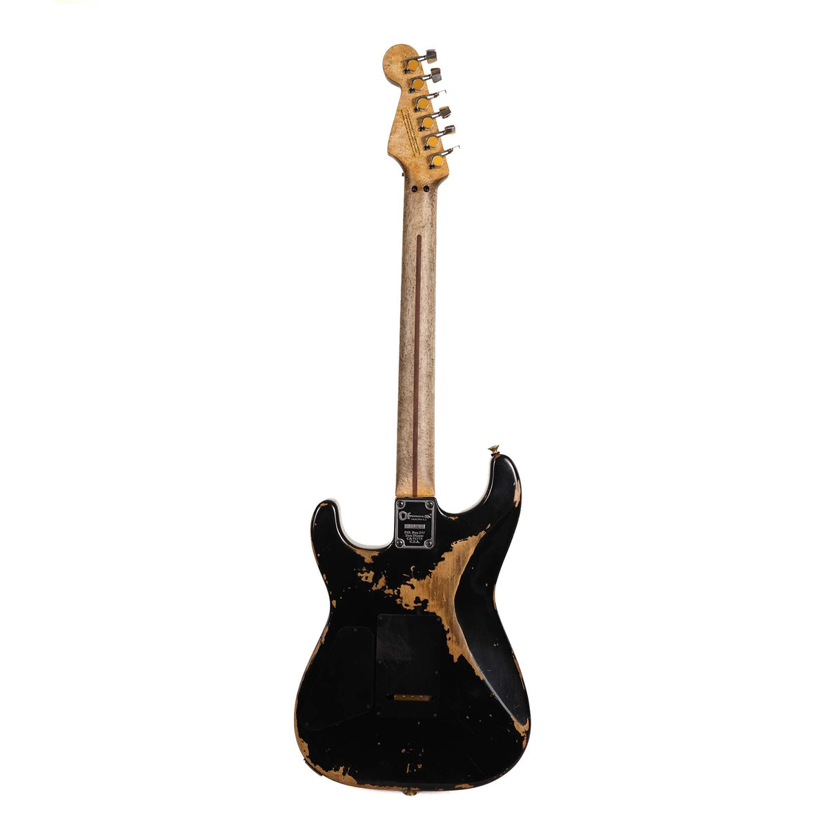Charvel Custom Shop San Dimas Nitro Aged Black 2019 — 3