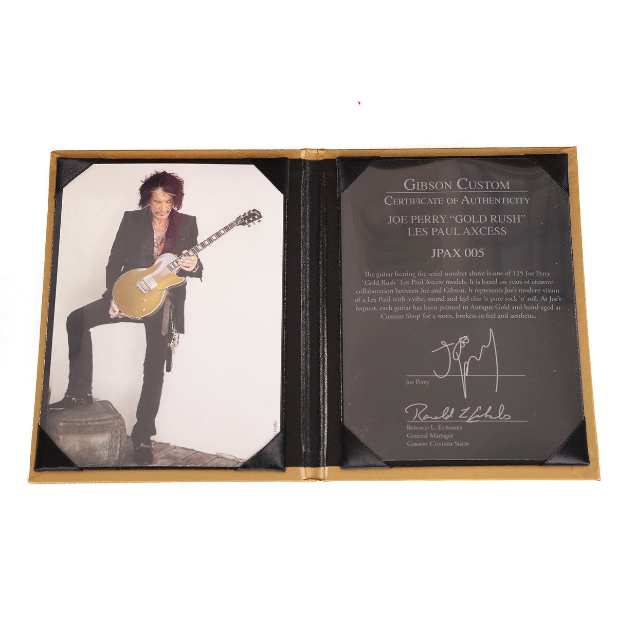Gibson Custom Shop Joe Perry Gold Rush Les Paul Axcess 2019 — 16