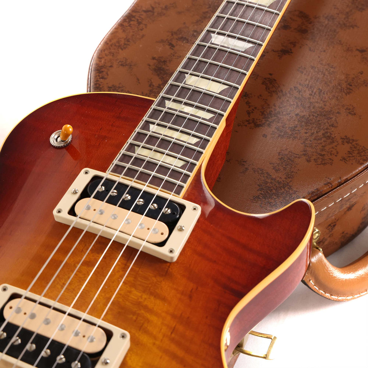 Gibson Custom Shop '59 Les Paul Roasted Reissue Music Zoo Made 2 Measure VOS Kentucky Bourbon Fade 2024 — 11