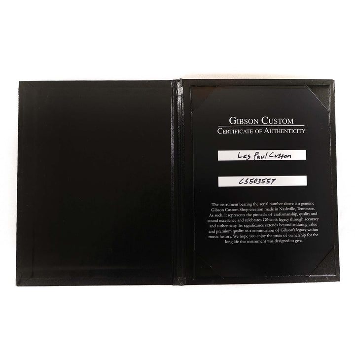 Gibson Custom Shop Les Paul Custom Made 2 Measure Glacier Blue Sparkle Maple Board 2025