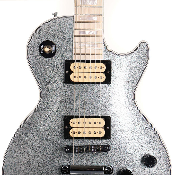 Gibson Custom Shop Les Paul Custom Made 2 Measure Glacier Blue Sparkle Maple Board 2025