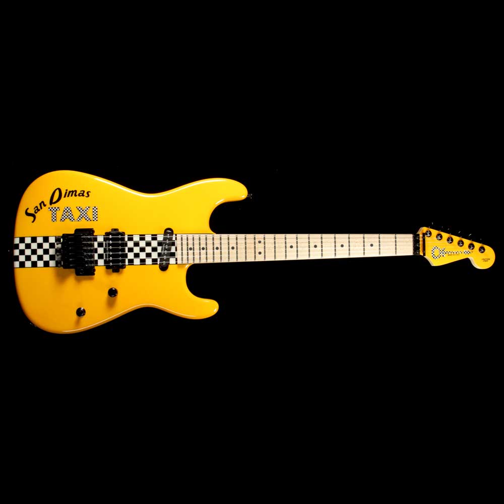 Charvel Custom Shop San Dimas Masterbuilt Red Dave Taxi Cab Yellow 2011 — 2