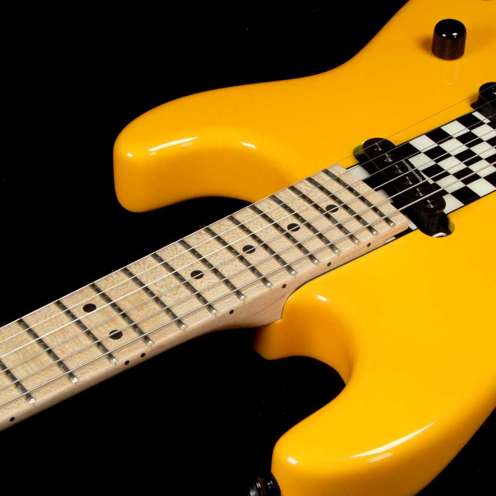 Charvel Custom Shop San Dimas Masterbuilt Red Dave Taxi Cab Yellow 2011 — 5