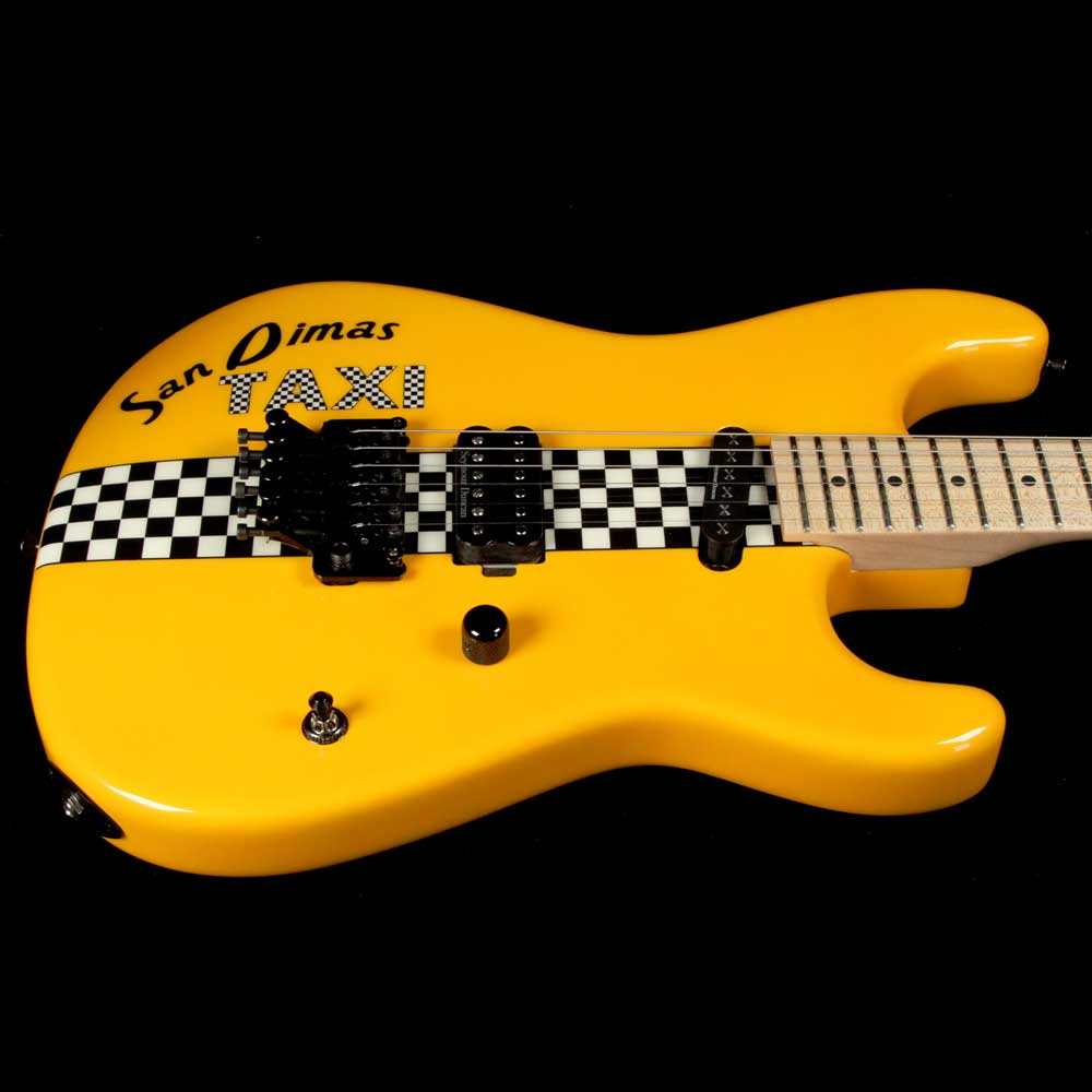 Charvel Custom Shop San Dimas Masterbuilt Red Dave Taxi Cab Yellow 2011 — 7
