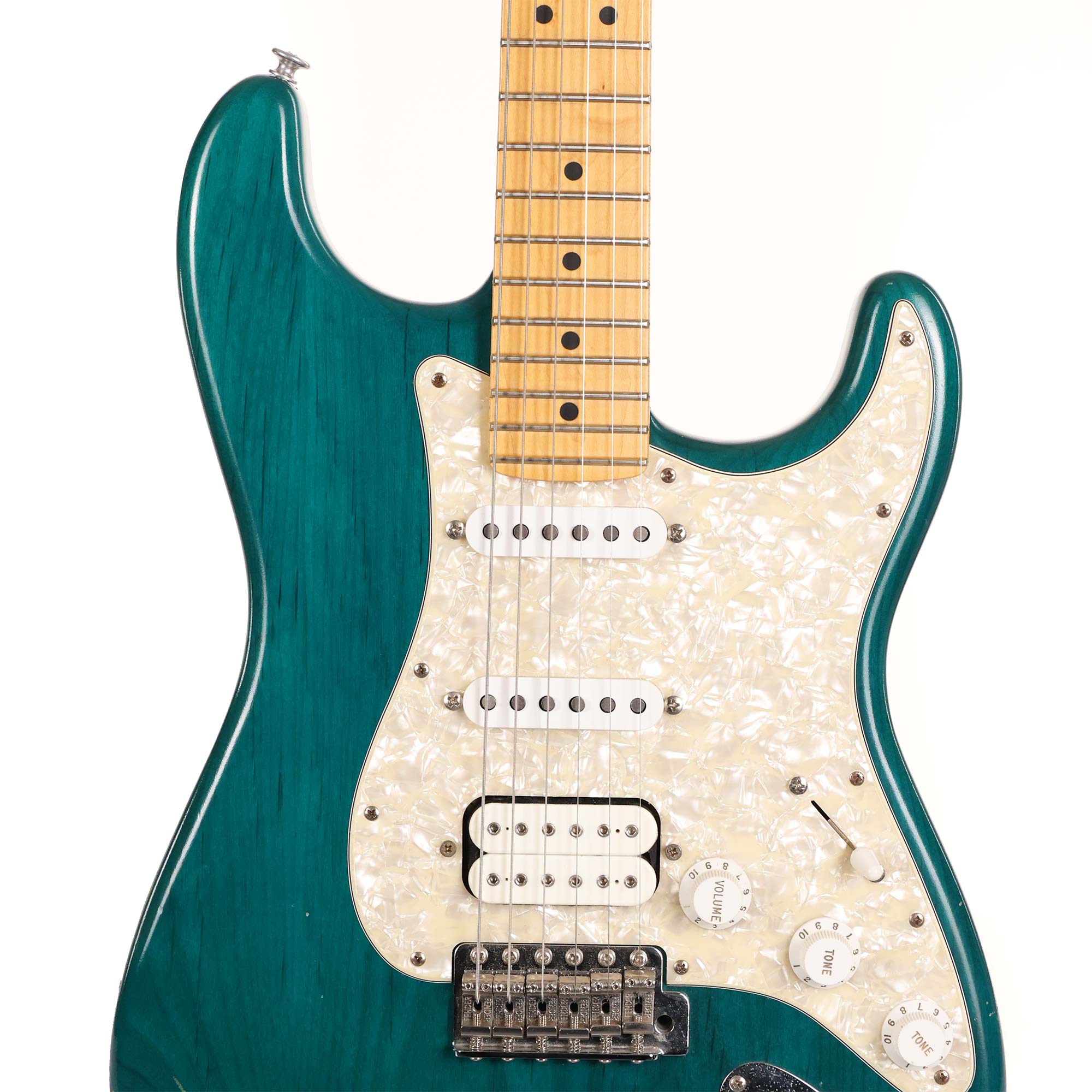 Fender Highway One Stratocaster Teal Green Transparent 2002 | The