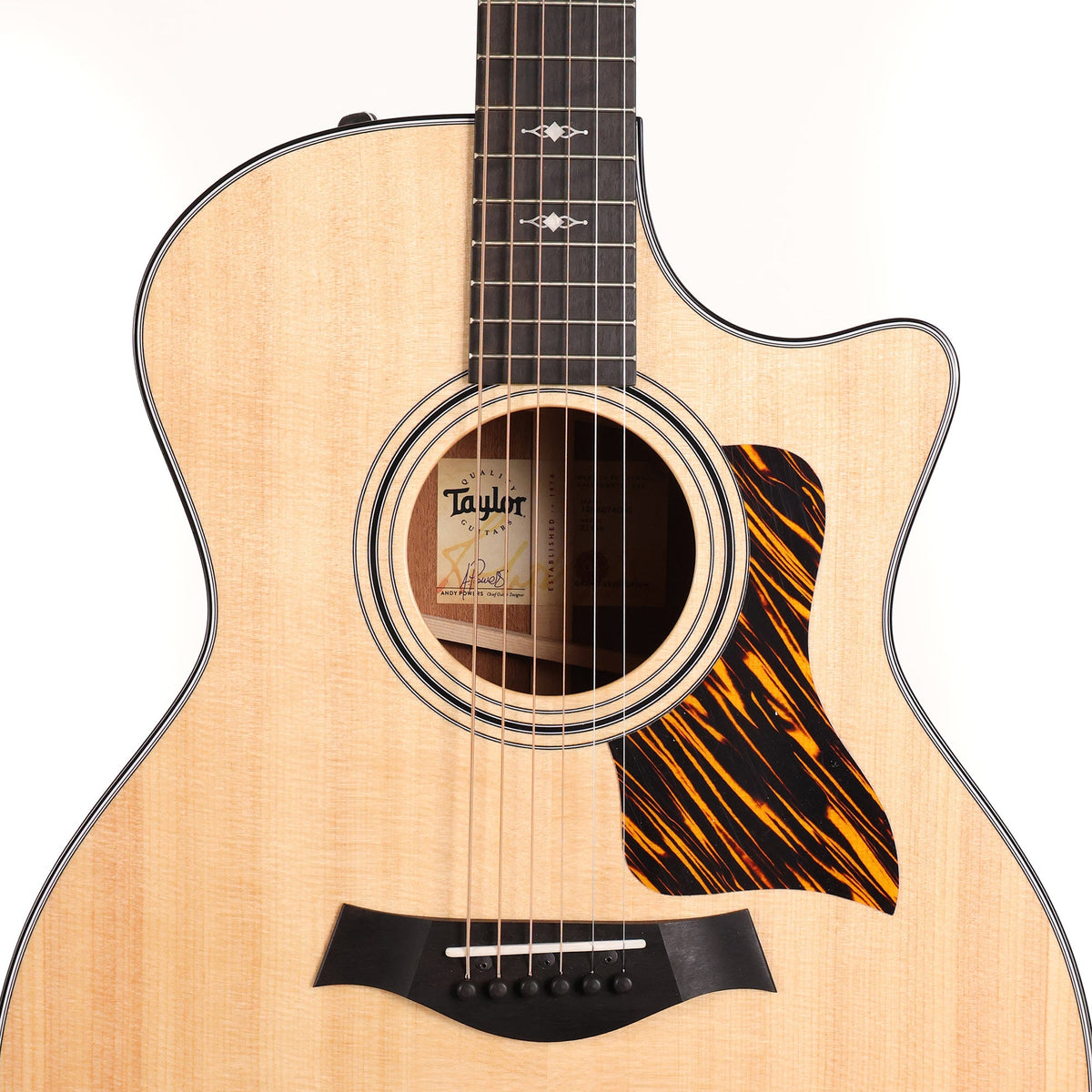 Taylor 314ce V-Class Grand Auditorium Acoustic-Electric Natural 2024 — 4