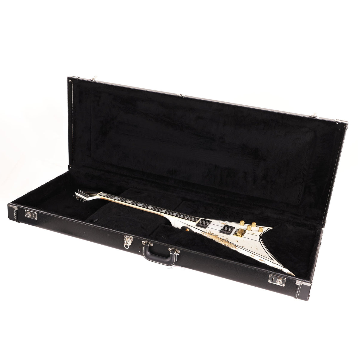 Jackson Custom Shop RR 1.5 Rhoads Tour Relic White with Black Pinstripes 2025 — 17