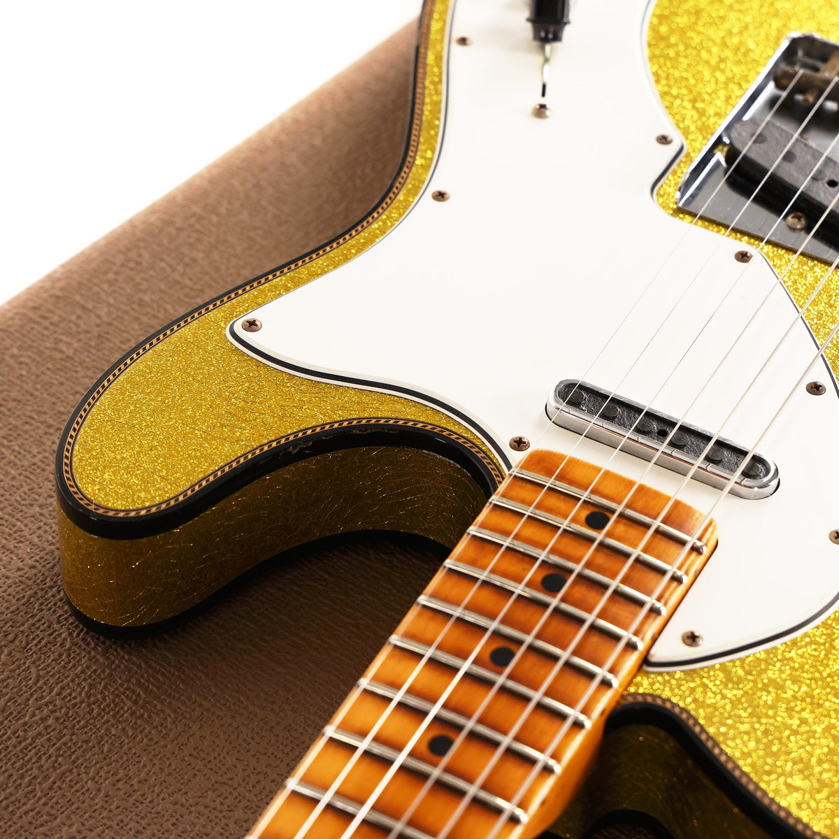 Fender Custom Shop Limited 60s Custom Telecaster Thinline Chartreuse Sparkle 2022 — 10