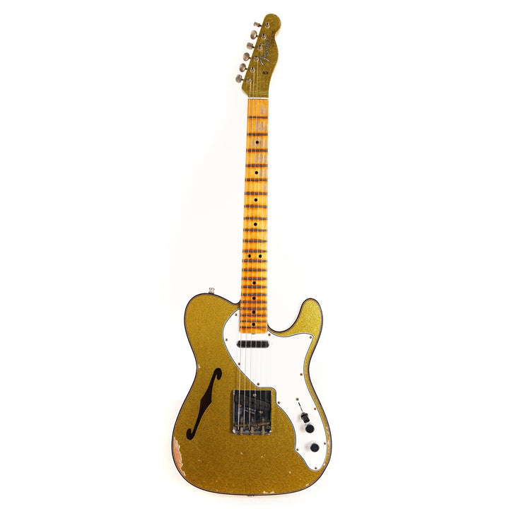 Fender Custom Shop Limited 60s Custom Telecaster Thinline Chartreuse Sparkle 2022