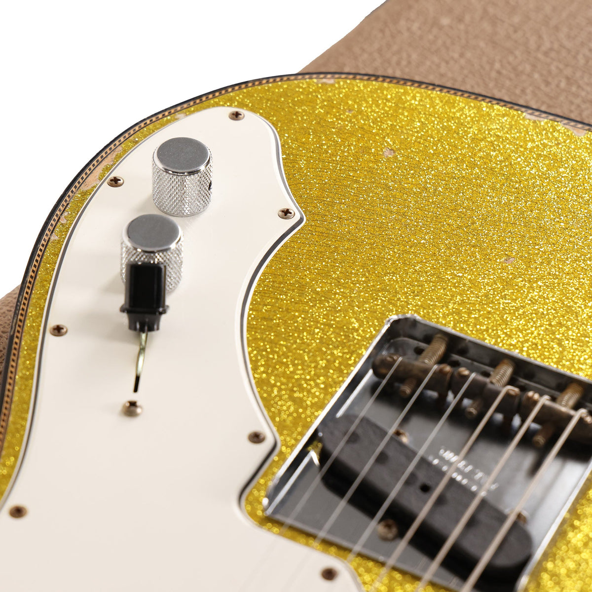 Fender Custom Shop Limited 60s Custom Telecaster Thinline Chartreuse Sparkle 2022 — 9