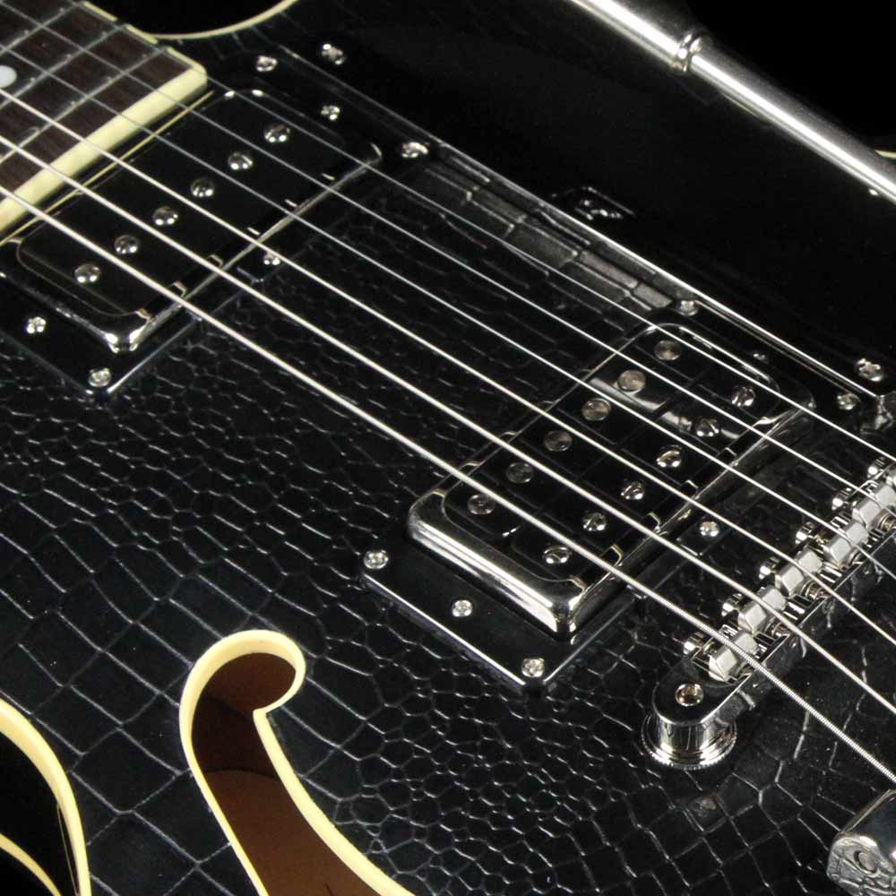 Duesenberg Starplayer TV Outlaw Black Alligator Tolex 2018 — 4
