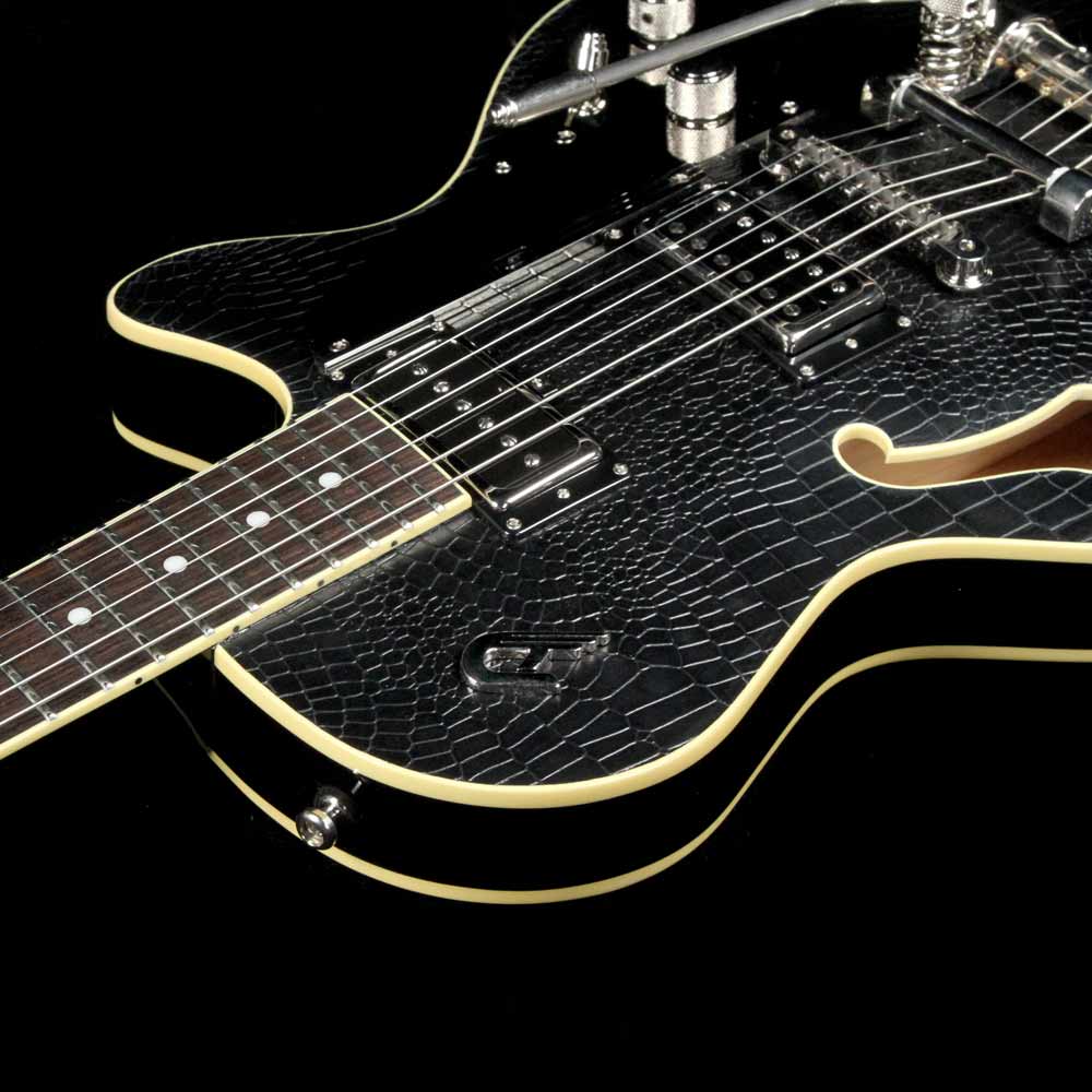 Duesenberg Starplayer TV Outlaw Black Alligator Tolex 2018 — 5