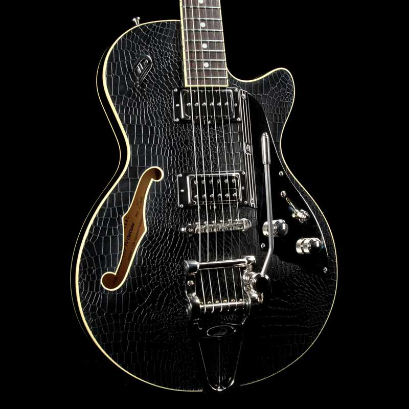 Duesenberg Starplayer TV Outlaw Black Alligator Tolex 2018 — 1