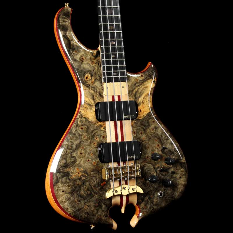 Alembic Signature Standard Bass Buckeye Burl Natural — 1