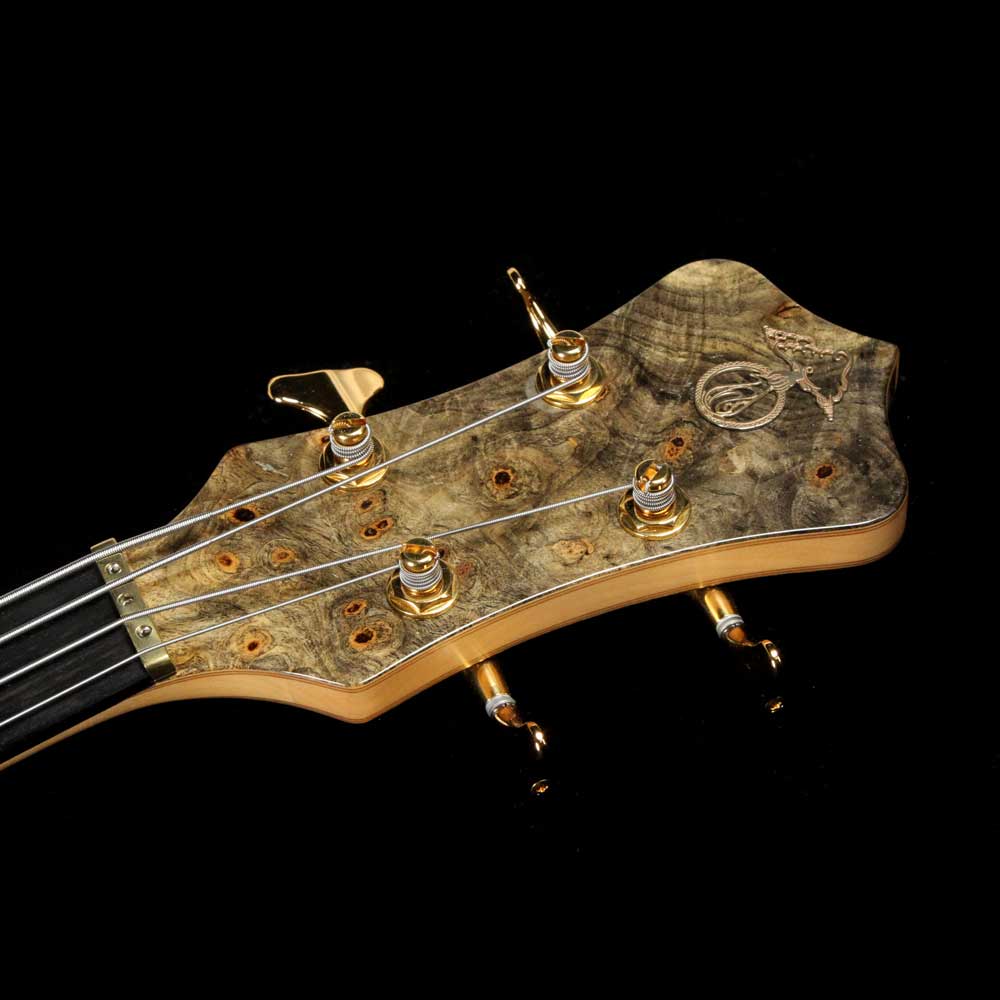 Alembic Signature Standard Bass Buckeye Burl Natural — 4