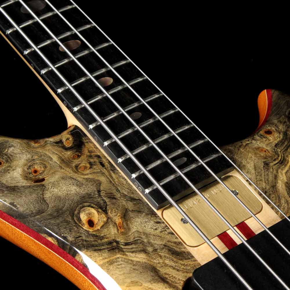Alembic Signature Standard Bass Buckeye Burl Natural — 5