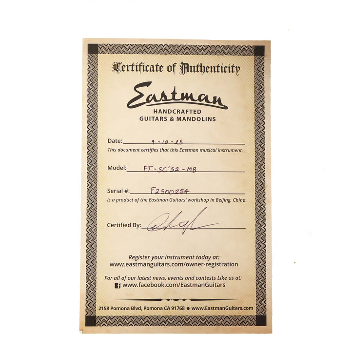 Eastman Fullertone SC'52 Moss Black 2025