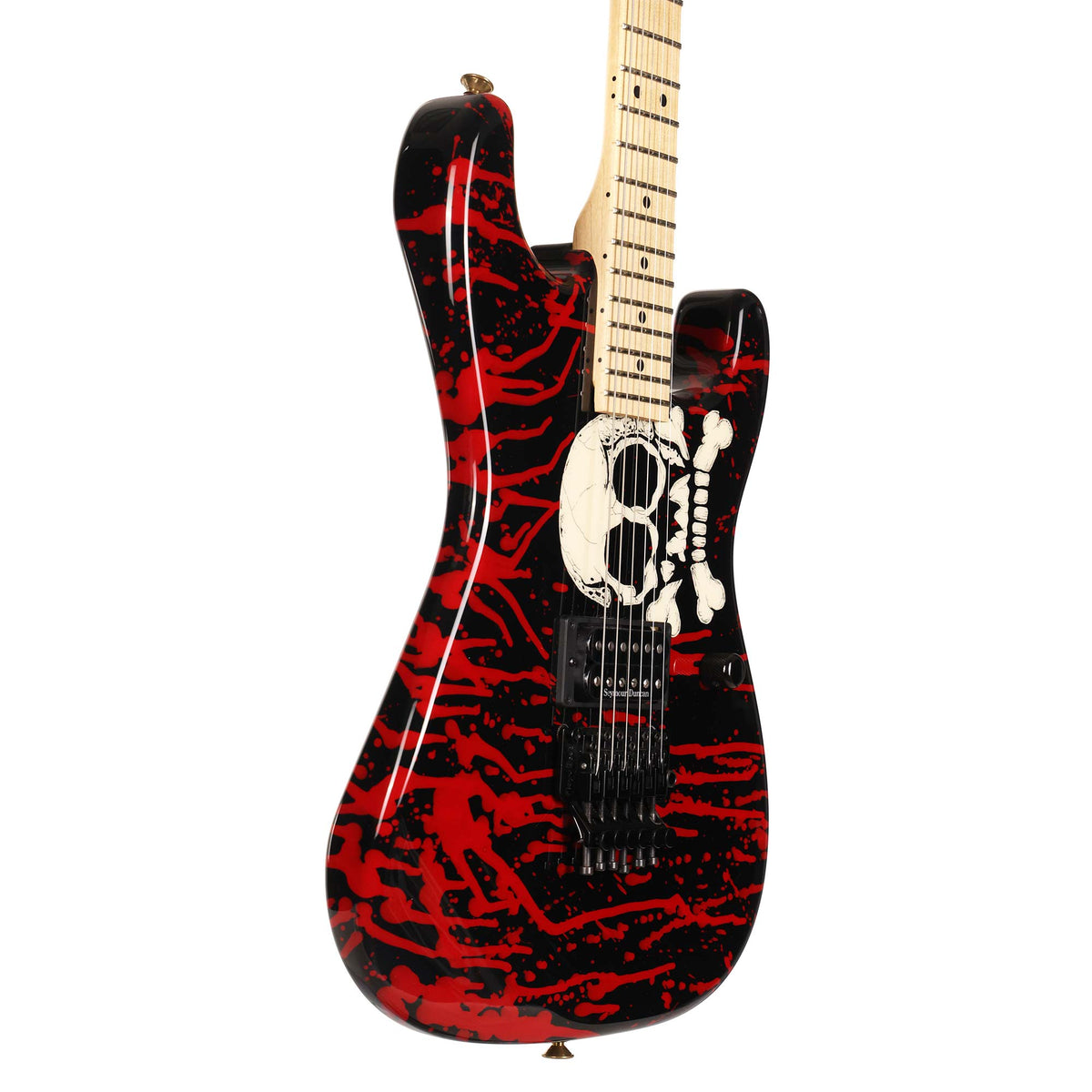 Charvel Warren Demartini Signature Blood and Skull 2007 — 5