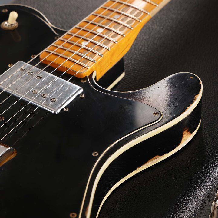 Fender Custom Shop Double Custom Telecaster Heavy Relic Faded Aged 3-Tone Sunburst 2022