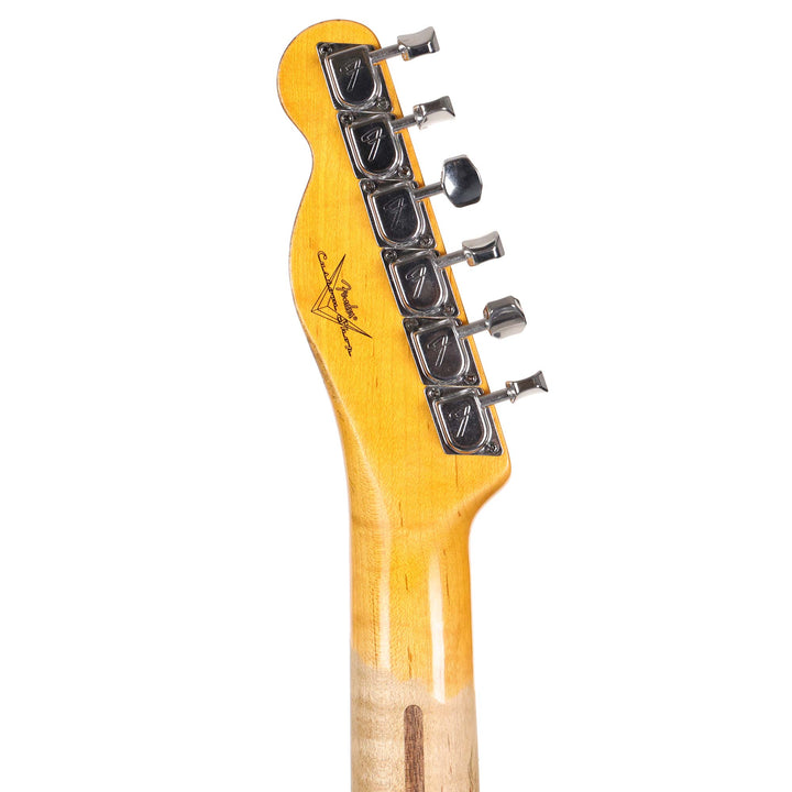 Fender Custom Shop Double Custom Telecaster Heavy Relic Faded Aged 3-Tone Sunburst 2022