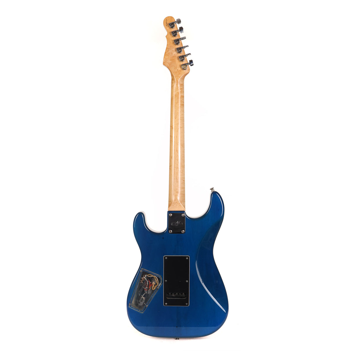 G&L USA Legacy HSS Transparent Blue Quilt Top 2003 — 3
