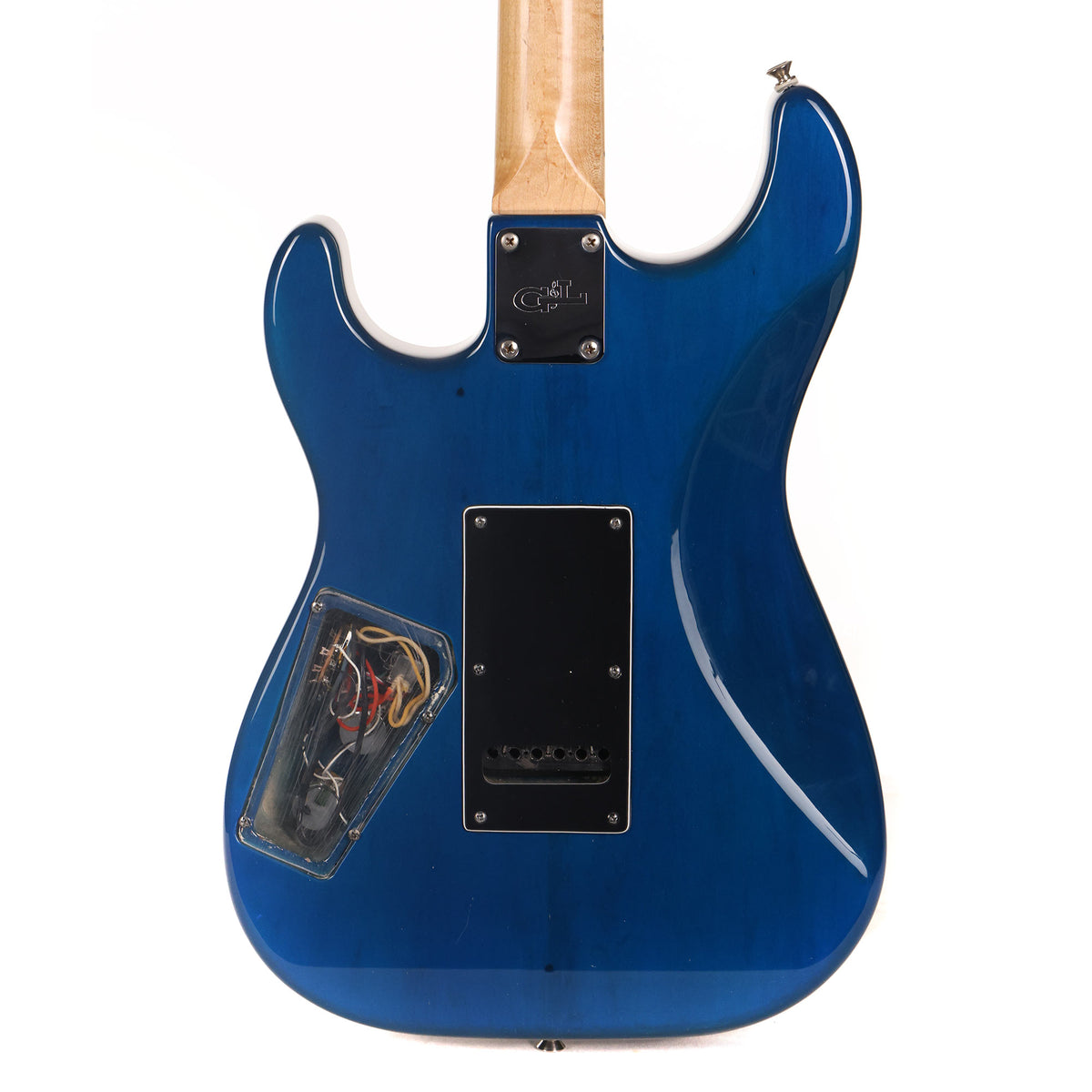 G&L USA Legacy HSS Transparent Blue Quilt Top 2003 — 6