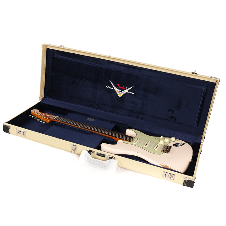 Fender Custom Shop Limited Edition '63 Strat Relic Super Faded Aged Shell Pink 2024