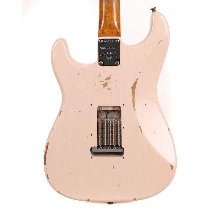 Fender Custom Shop Limited Edition '63 Strat Relic Super Faded Aged Shell Pink 2024