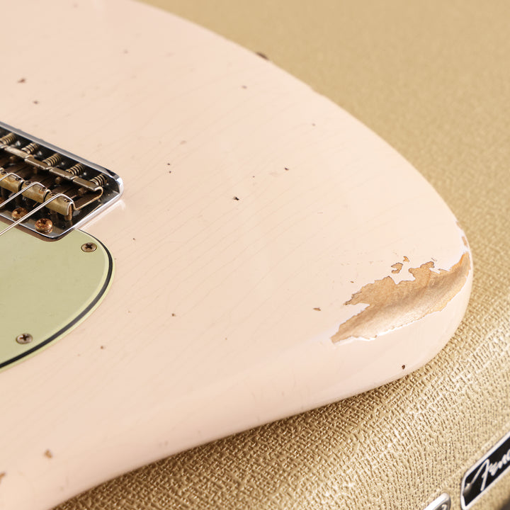 Fender Custom Shop Limited Edition '63 Strat Relic Super Faded Aged Shell Pink 2024
