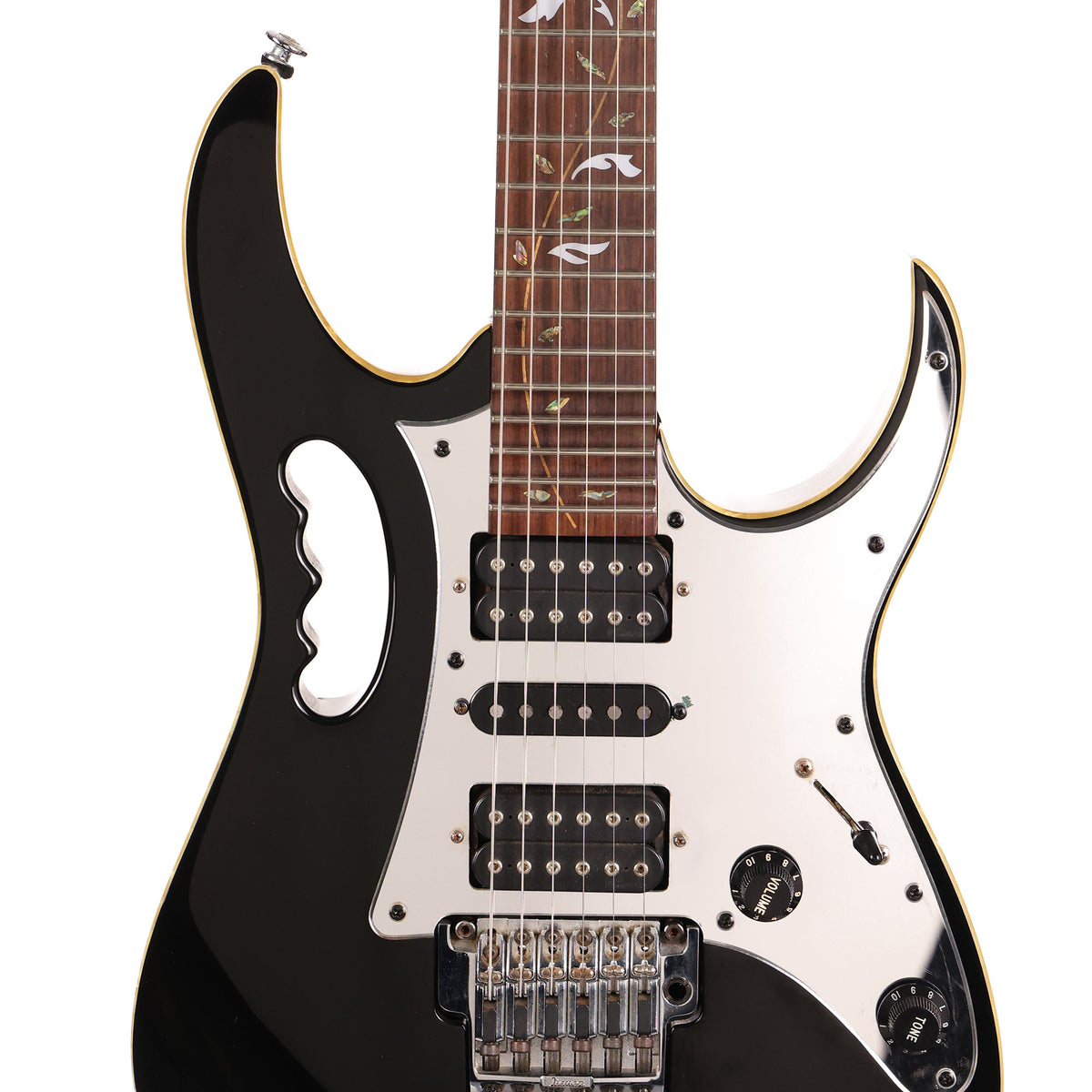 Ibanez JEM77V BK Steve Vai Signature Guitar Black 2009 — 4