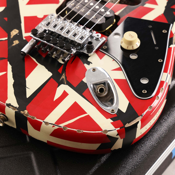 EVH Striped Series Frankie Red/White/Black Relic 2021
