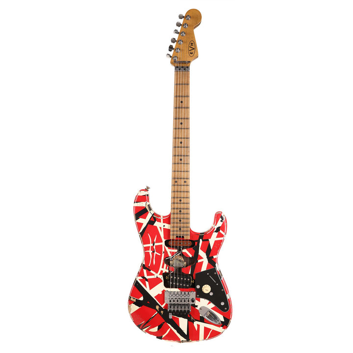 EVH Striped Series Frankie Red/White/Black Relic 2021