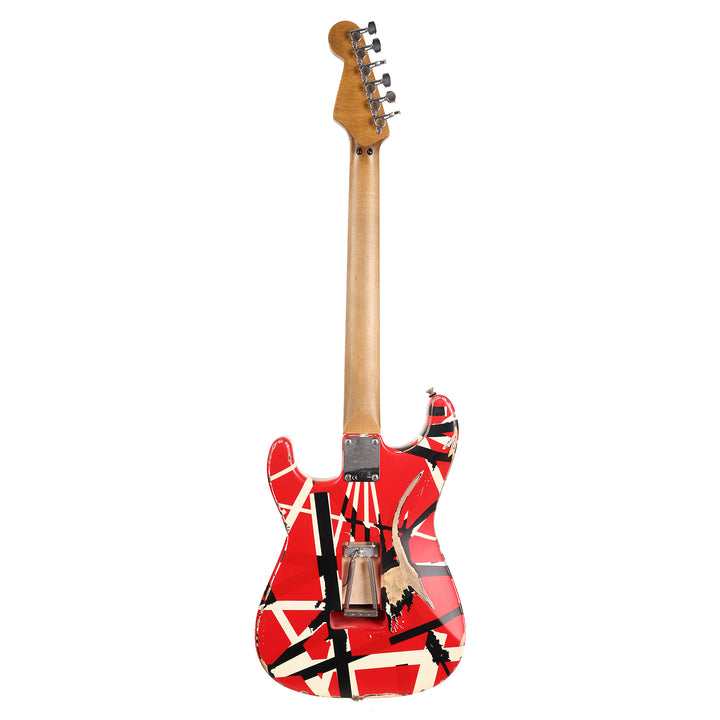 EVH Striped Series Frankie Red/White/Black Relic 2021