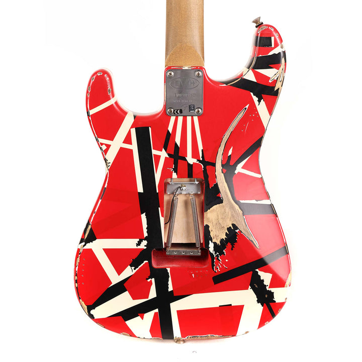 EVH Striped Series Frankie Red/White/Black Relic 2021