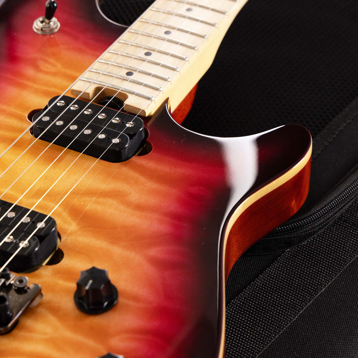 EVH Wolfgang WG Standard QM Mango Burst 2019