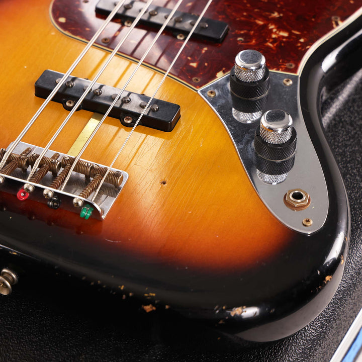 Fender Custom Shop 1960 Jazz Bass Reissue 3-Tone Sunburst Relic 2011