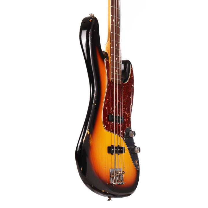 Fender Custom Shop 1960 Jazz Bass Reissue 3-Tone Sunburst Relic 2011