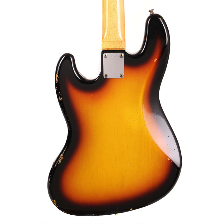 Fender Custom Shop 1960 Jazz Bass Reissue 3-Tone Sunburst Relic 2011