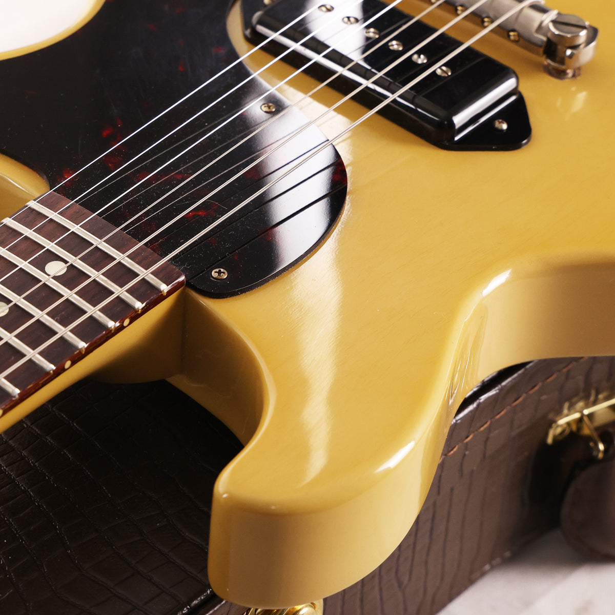 Gibson Custom Shop 1958 Les Paul Junior Double Cut Reissue VOS TV Yellow 2025 — 7