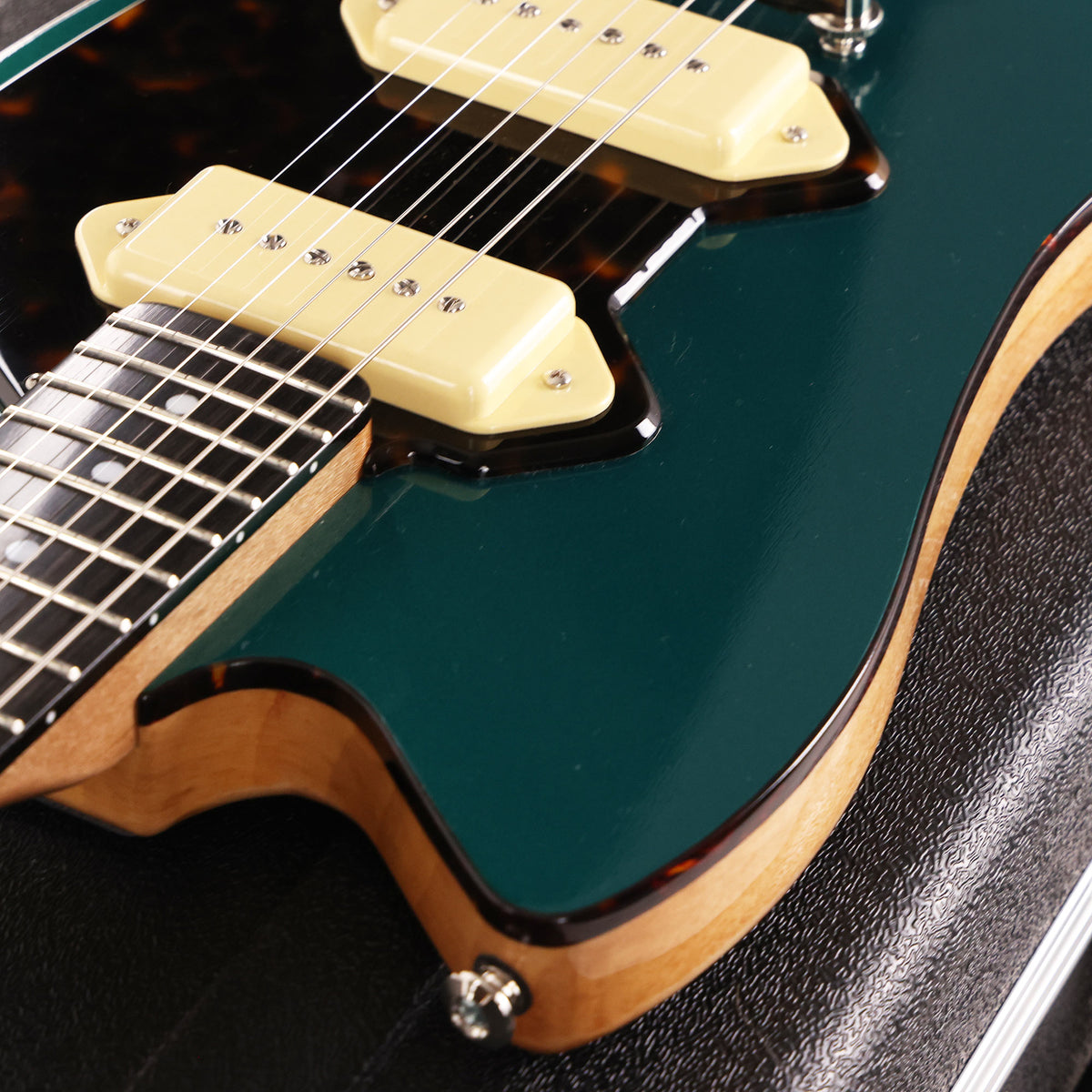 Fab Guitars Cadillac P-90’s Sherwood Green Used — 7