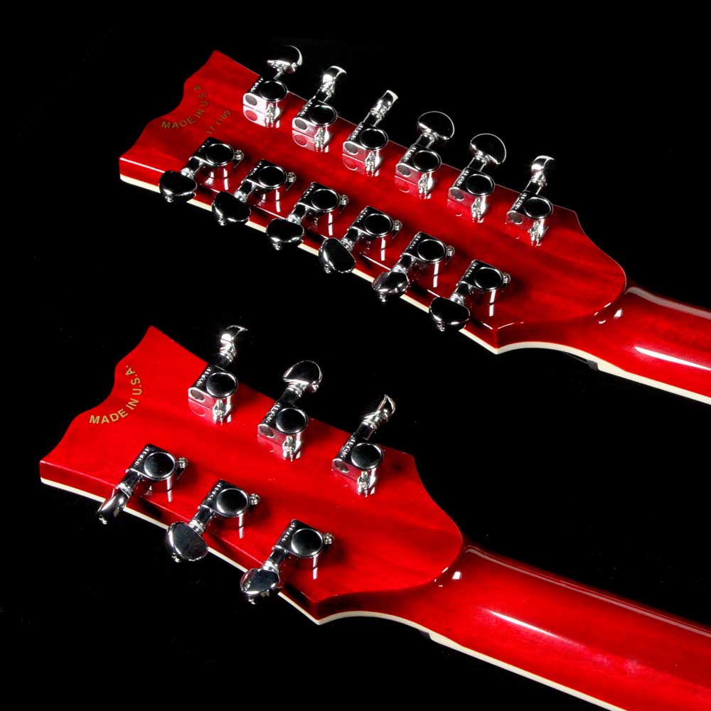Dean Gran Sport Double Neck Trans Cherry — 5