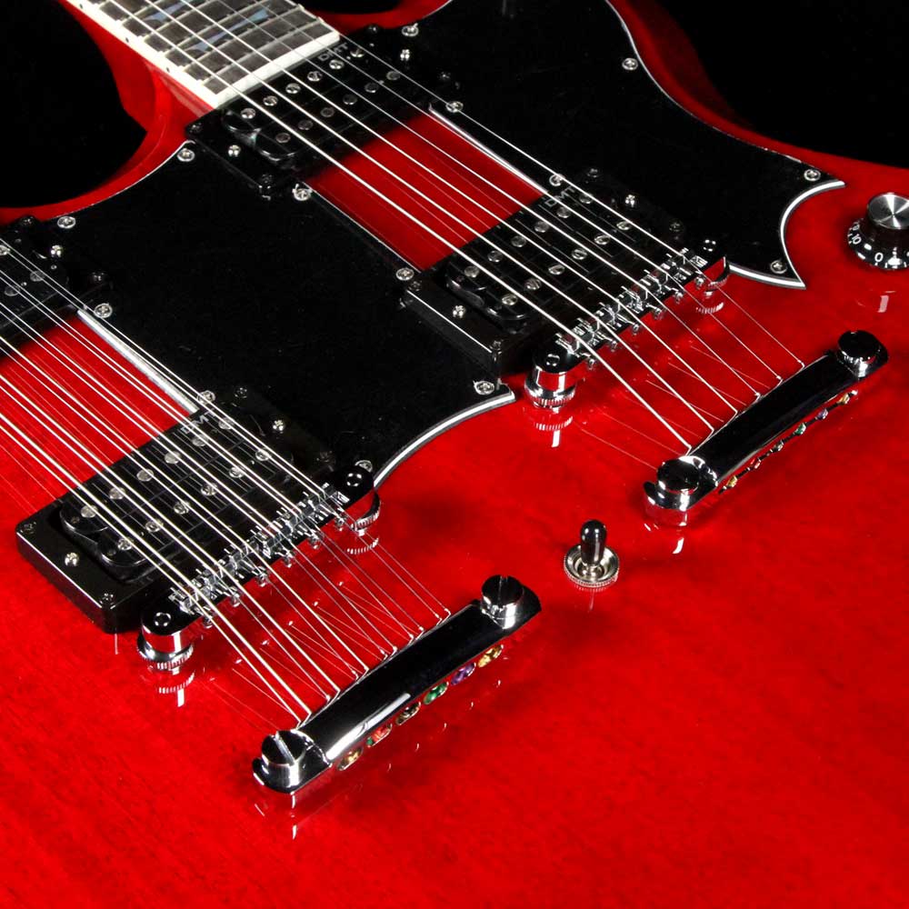 Dean Gran Sport Double Neck Trans Cherry — 6