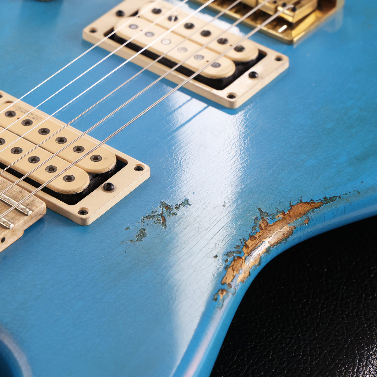 Charvel Custom Shop San Dimas Hardtail Nitro Aged Robins Egg Blue — 8