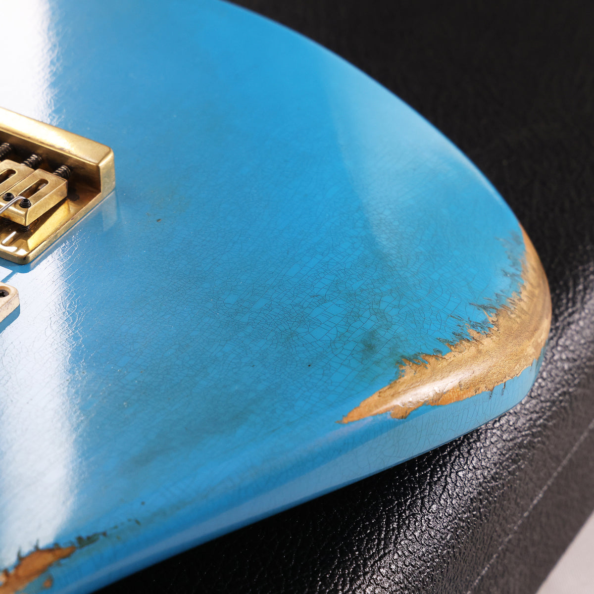 Charvel Custom Shop San Dimas Hardtail Nitro Aged Robins Egg Blue — 9