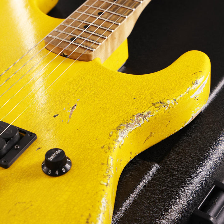 Charvel Custom Shop San Dimas Nitro Aged Graffiti Yellow 2025